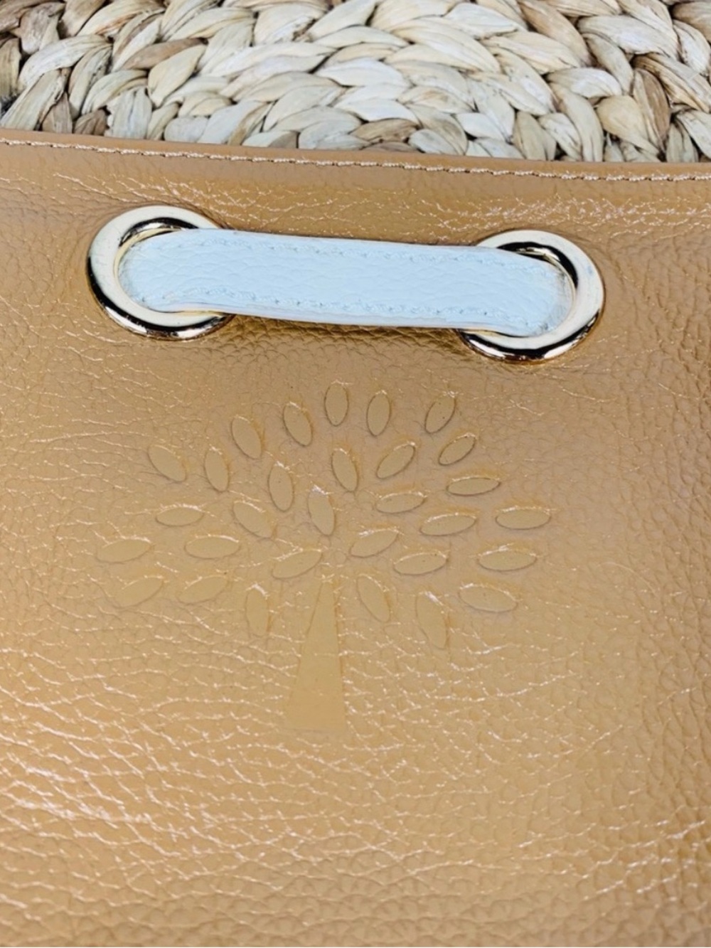 Mulberry cognac and cream cross body purse - Picture 2 of 6